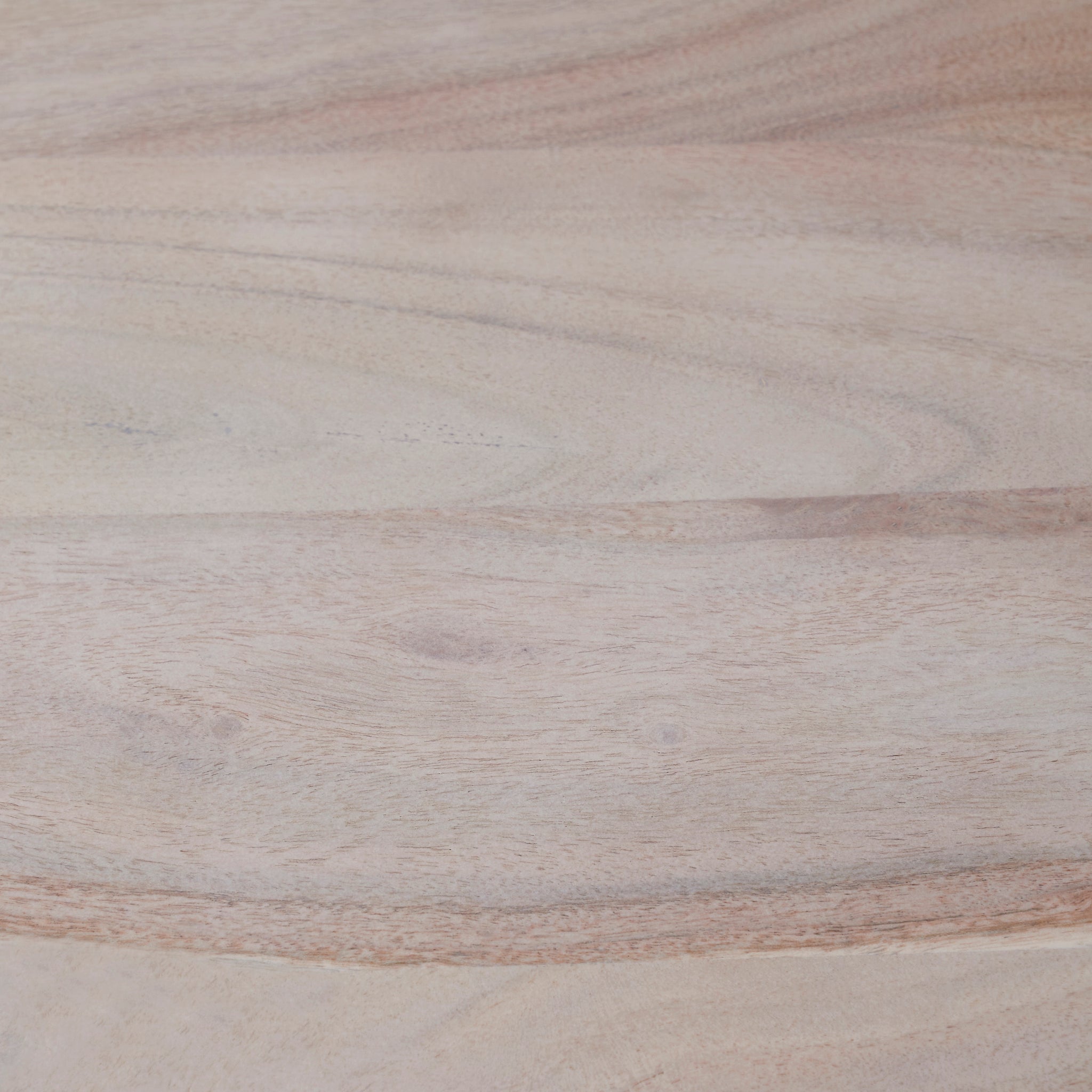 Antares Side Table showcasing the textured light wood surface in a close-up view.