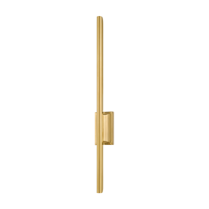 Bernard Wall Sconce in aged brass — a Hudson Valley wall sconce for bathrooms, hallways, and living rooms at Laurie Yapp Home.