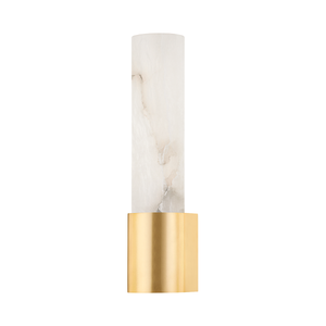Ellington Bath And Vanity 3.25" x 14" in aged brass — a Hudson Valley bath and vanity for bathrooms and powder rooms at Laurie Yapp Home.