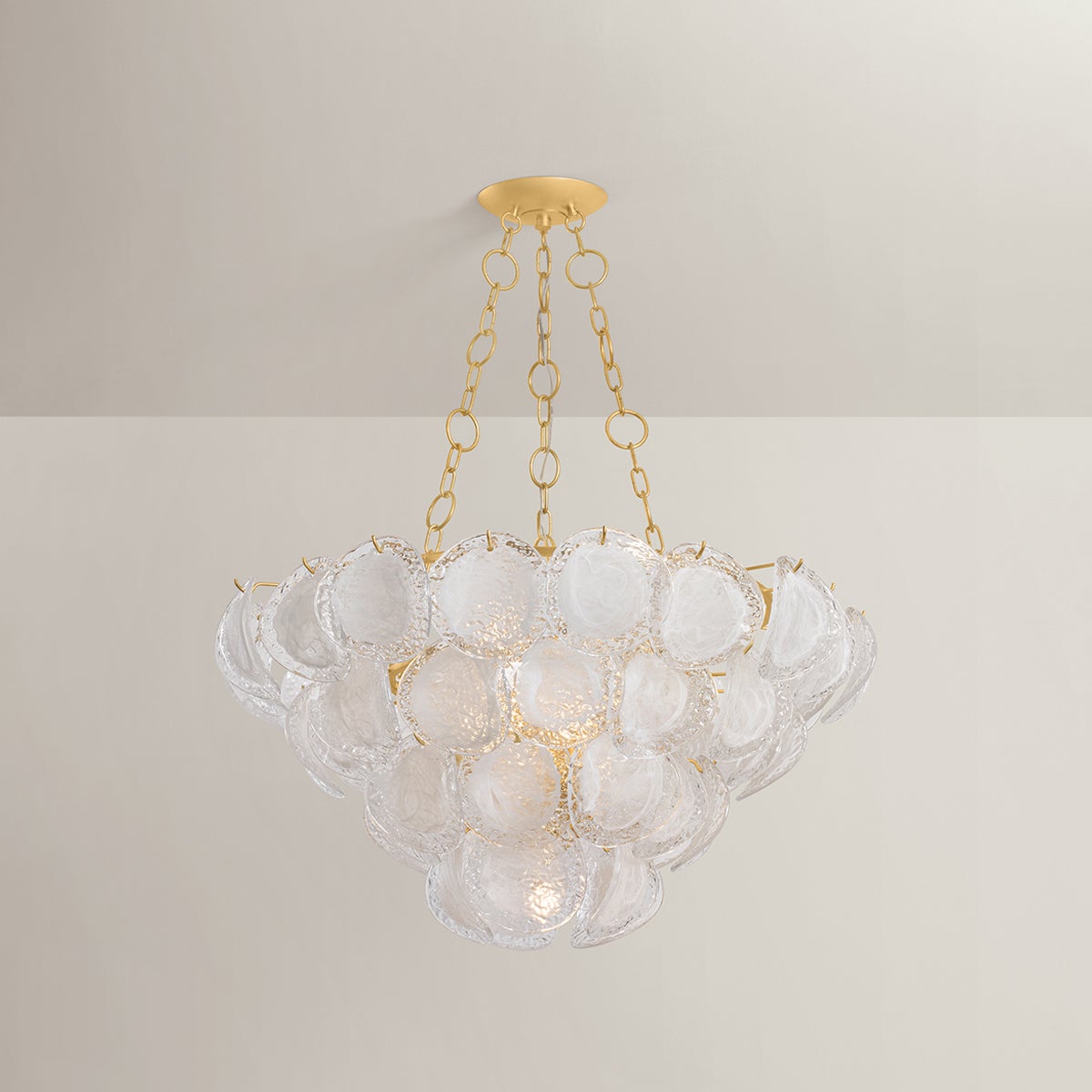 Cedar Hill Chandelier 39" shown from a second angle to highlight the frame, arms, and shade detail.