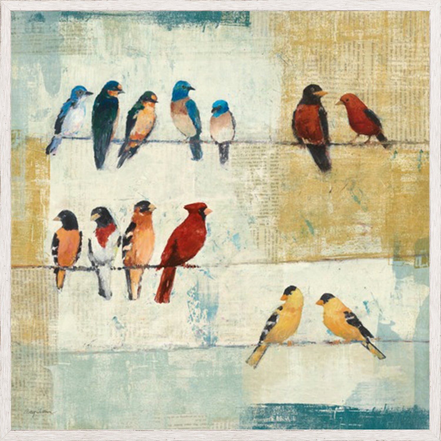 Magpie Music & Usual Suspects Pair Bundle — nature and landscape fine art print shown from another angle