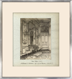 Rue De Paris – Varenne Interior wall art featuring an elegant vintage room with ornate decor.