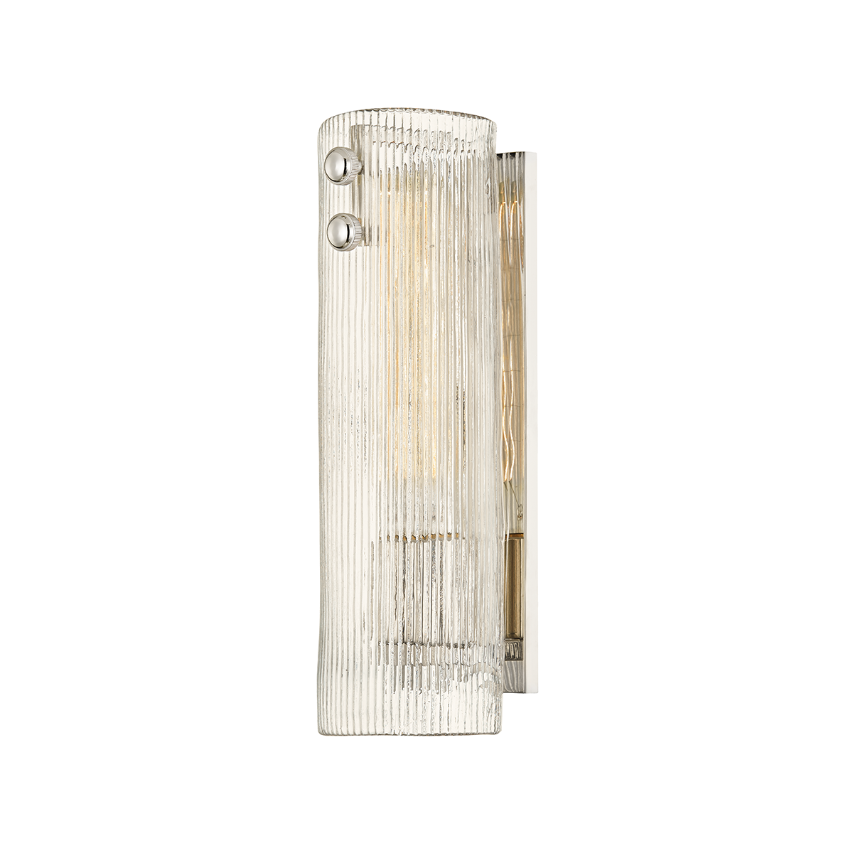 Prospect Park Wall Sconce 4.25" x 14" in aged brass — a Hudson Valley wall sconce for bathrooms, hallways, and living rooms at Laurie Yapp Home.