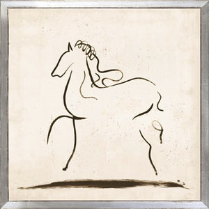 Horse Gesture Pair Bundle — nature and landscape fine art print in neutral tones at Laurie Yapp Home