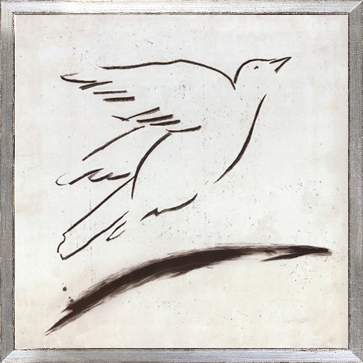 Bird & Owl Line Quartet Bundle — nature and landscape fine art print shown from another angle