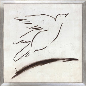 Bird & Owl Line Quartet Bundle — nature and landscape fine art print shown from another angle