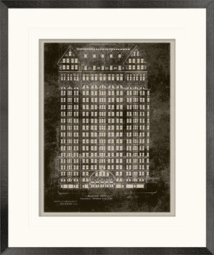 Masonic Temple Theatre — architecture and travel fine art print in neutral tones at Laurie Yapp Home