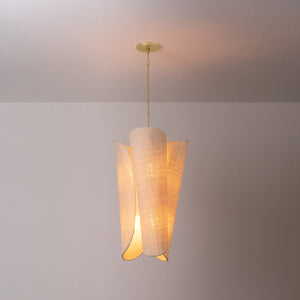 Springhill Pendant 19.75" shown from a second angle to highlight the shade shape and metal detail.