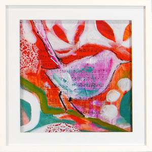 Petite Bird Quartet Bundle — figurative fine art print shown from another angle