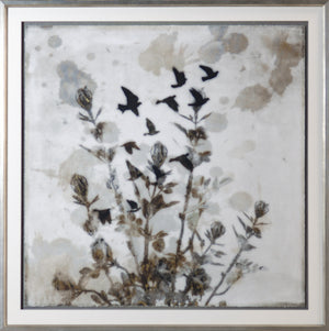 Floral in Flight & Uncaged Pair Bundle — figurative fine art print in warm tones at Laurie Yapp Home