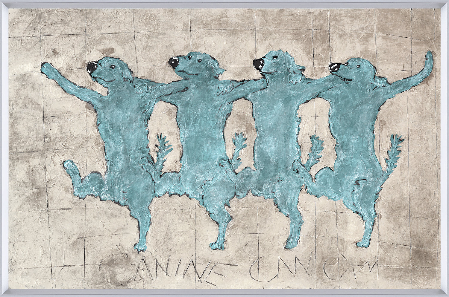 Canine Can Can & Bulldog Silhouette Pair Bundle