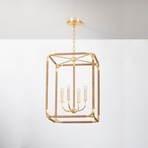 Laurenceston Lantern 18.25" shown from a second angle to highlight the frame and glass panel detail.