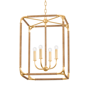 Laurenceston Lantern 18.25" — a Hudson Valley lantern for entries, foyers, and covered porches at Laurie Yapp Home.