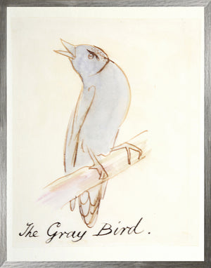 Edward Lear Bird Collection of Seven Bundle — figurative fine art print shown from another angle