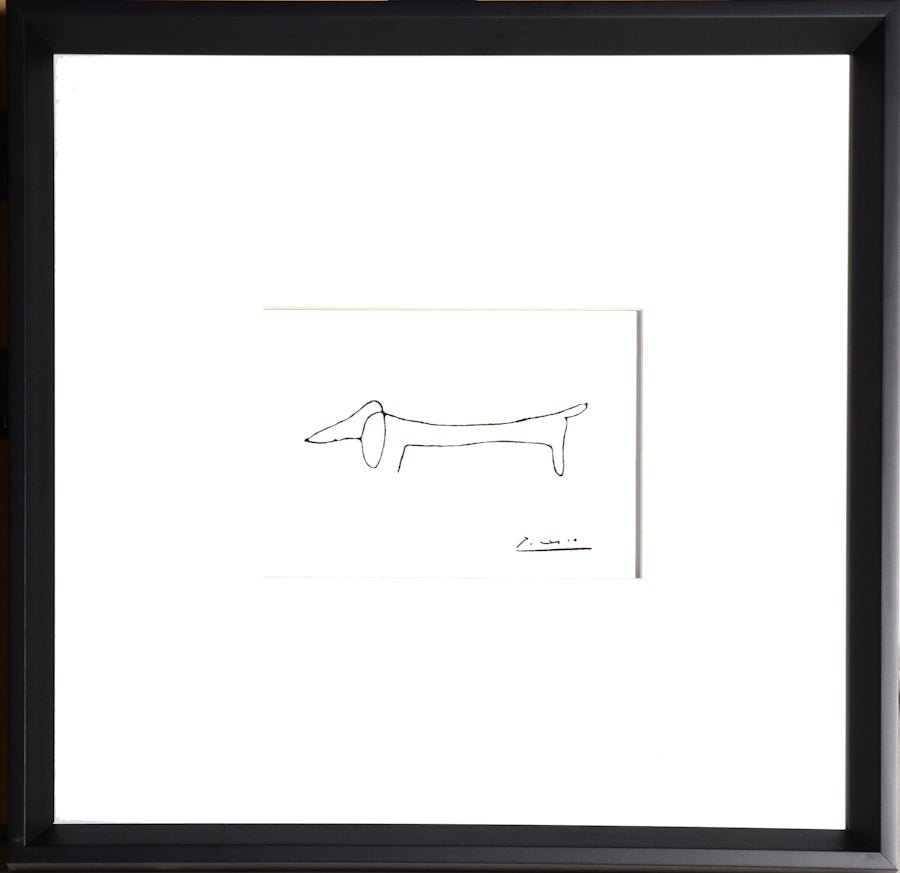 Picasso Dog — nature and landscape fine art print in neutral tones at Laurie Yapp Home