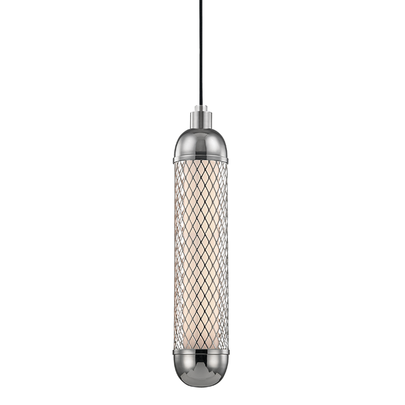 Hayes Pendant in polished nickel — a Hudson Valley pendant for kitchens, entries, and dining rooms at Laurie Yapp Home.