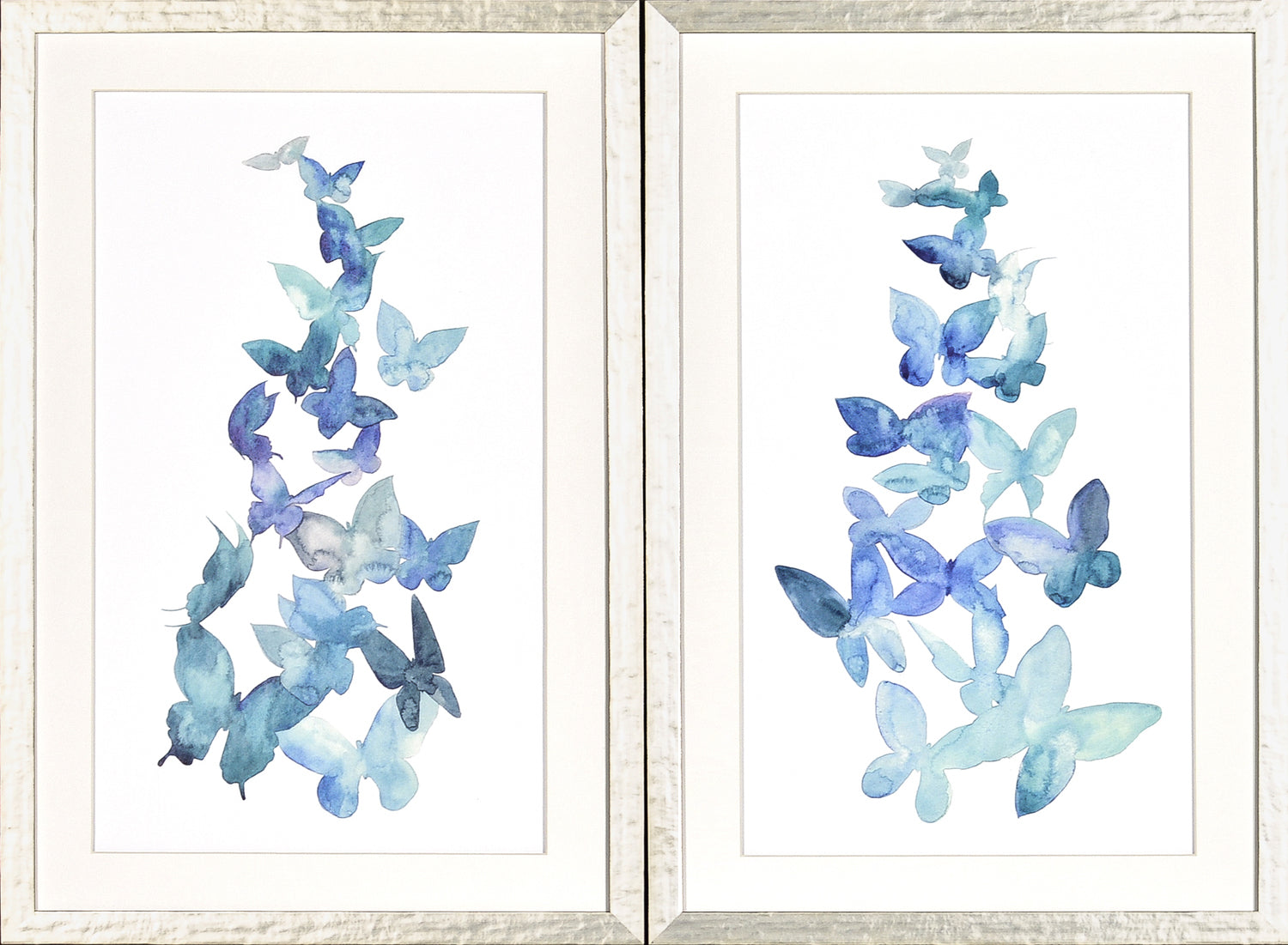 Butterfly Falls S/2 — nature and landscape fine art print in cool tones at Laurie Yapp Home