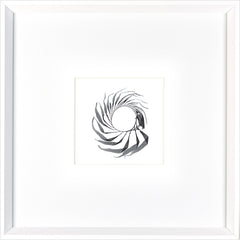 17 × 17 in – White Frame