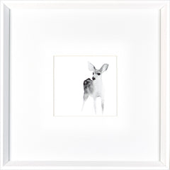 17 × 17 in – White Frame