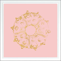 38.75 × 38.75 in – Pink, Gild - Gold