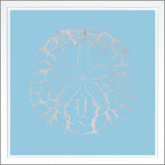 38.75 × 38.75 in – Light Blue, Gild - Silver