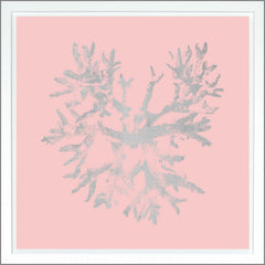 38.75 × 38.75 in – Pink, Gild - Silver