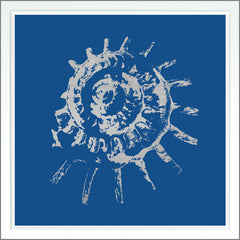 38.75 × 38.75 in – Dark Blue, Gild - Silver