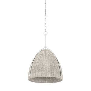 Woodlawn Pendant 19" shown from a second angle to highlight the shade shape and metal detail.