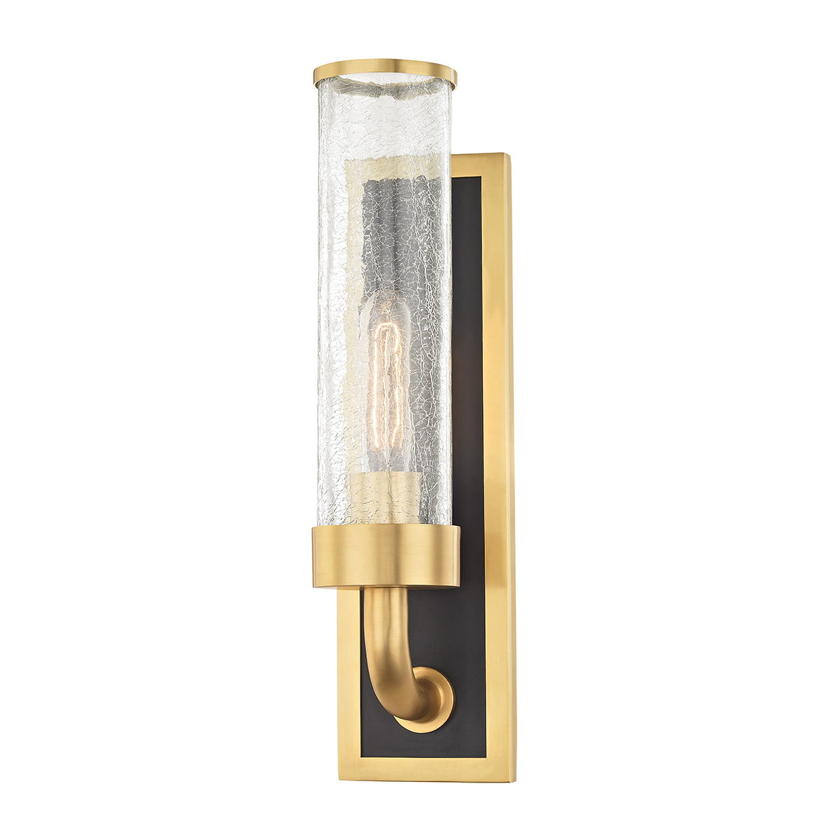 Soriano Wall Sconce in aged brass — a Hudson Valley wall sconce for bathrooms, hallways, and living rooms at Laurie Yapp Home.