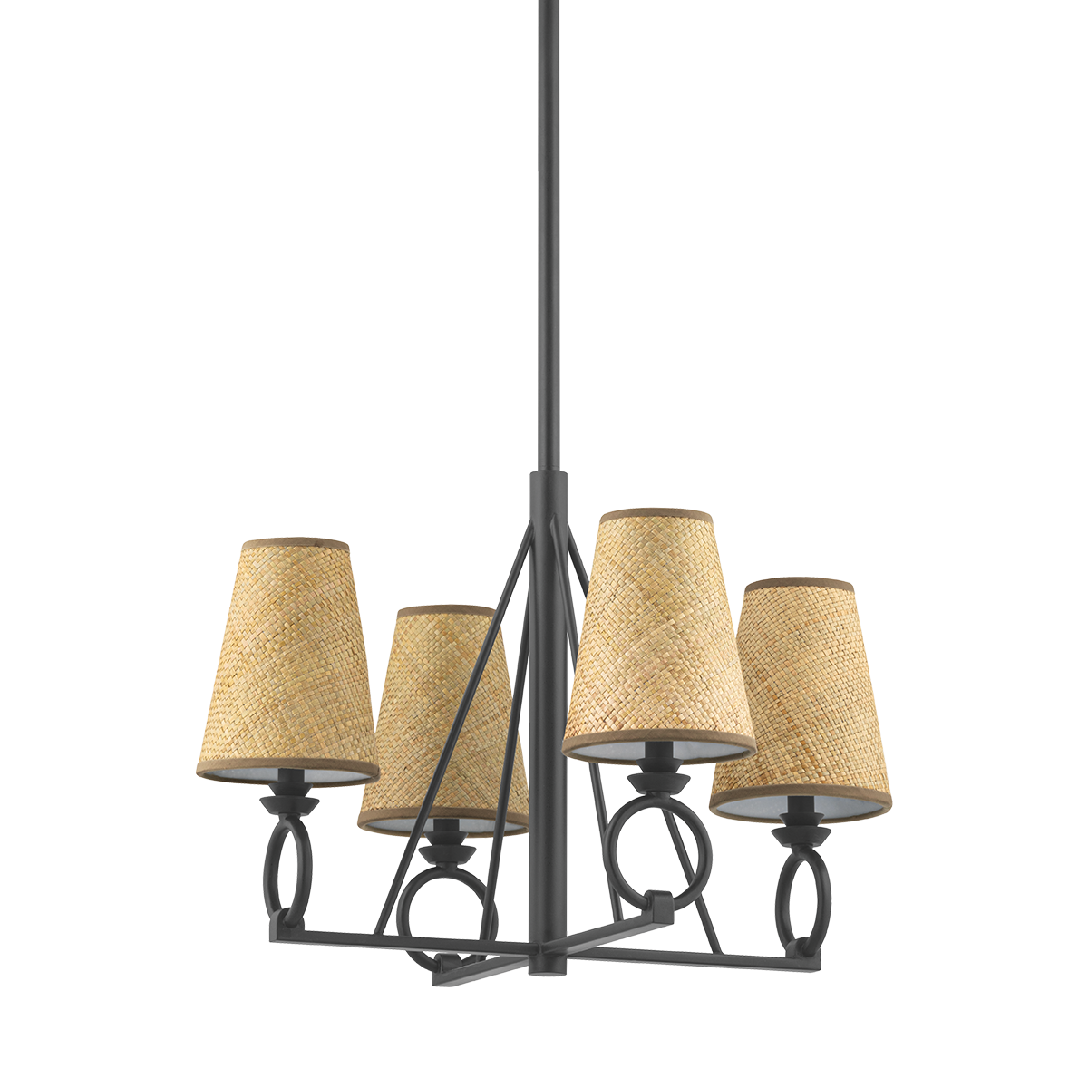 Pendelton Chandelier 24" — a Hudson Valley chandelier for dining rooms, entries, and living rooms at Laurie Yapp Home.