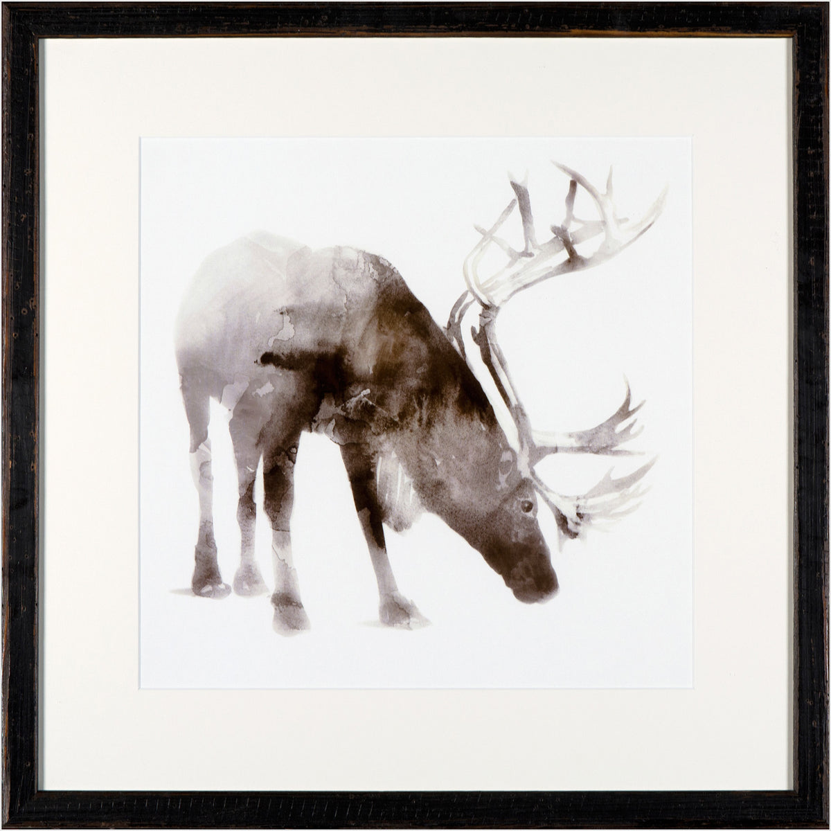 Caribou — nature and landscape fine art print in neutral tones at Laurie Yapp Home