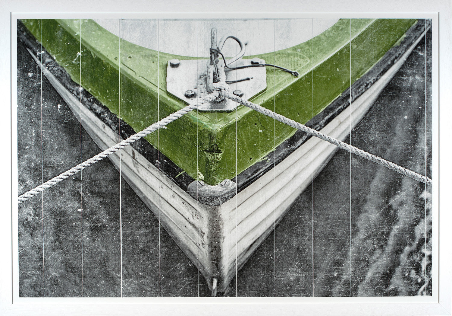 Weathered Bow — architecture and travel fine art print in cool tones at Laurie Yapp Home