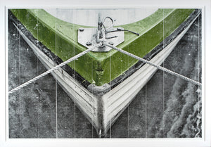 Weathered Bow — architecture and travel fine art print in cool tones at Laurie Yapp Home