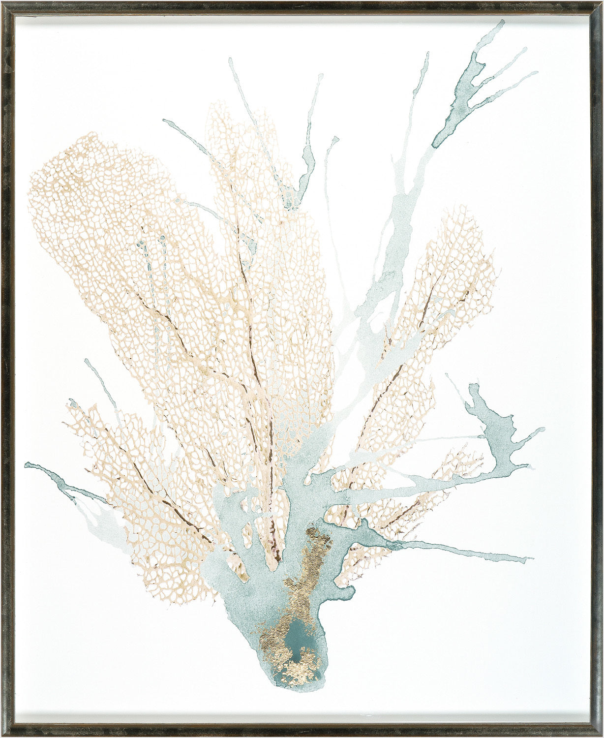 Spa Coral I framed art print