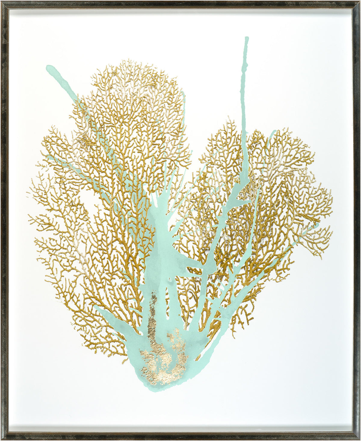 Spa Coral Quartet Bundle — abstract fine art print shown from another angle