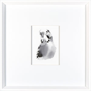 Budgie Bird — nature and landscape fine art print in neutral tones at Laurie Yapp Home