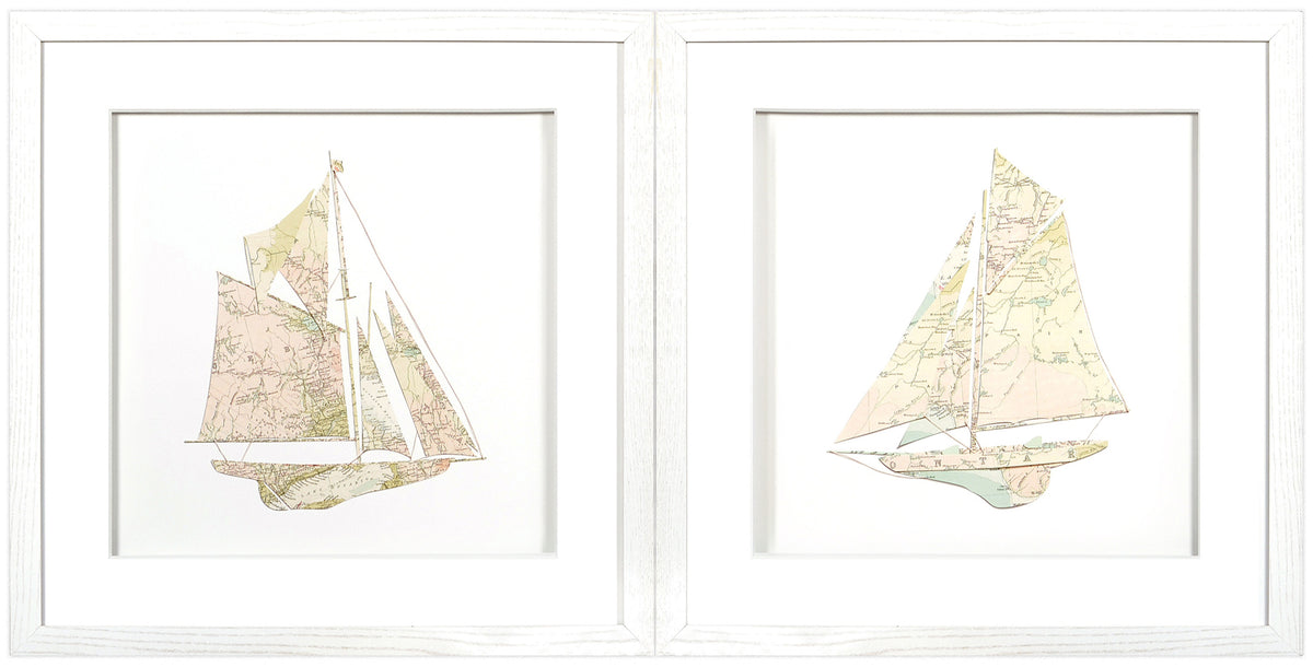 front view of SAILING – ONTARIO S/2 luxury Artwork