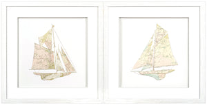 front view of SAILING – ONTARIO S/2 luxury Artwork