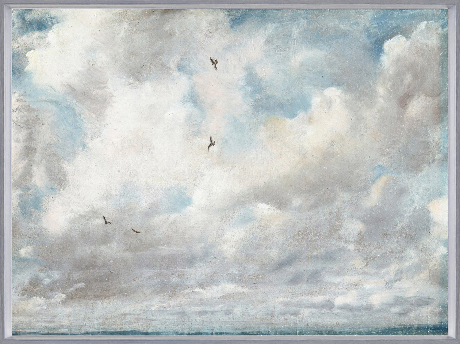 Constable – Sea & Sky — nature and landscape gallery canvas art shown from another angle