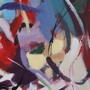 Close-up of the Iman showing the palette and composition.