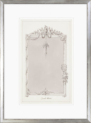 De Lalonde Design III wall art featuring intricate frame design with cherubs and floral motifs.