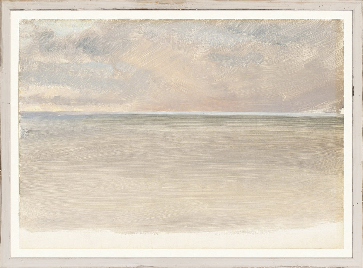 Collection 07 – Church Cloud Study II – 1871 wall art featuring soft pastel colors and abstract clouds