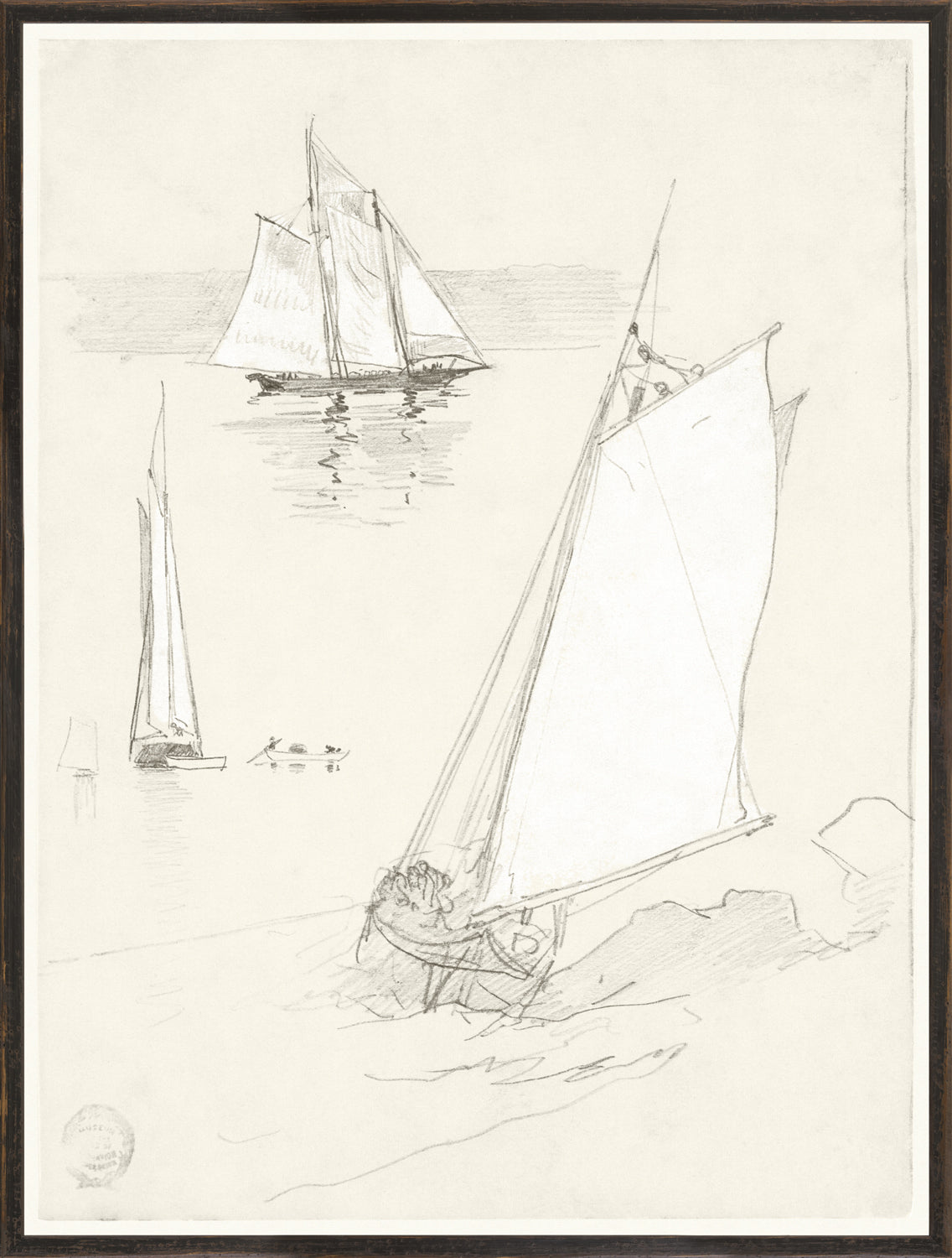 Collection 07 – Homer – Three Schooners – 1880 wall art