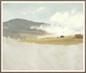 Collection 07 – Church – Hilly Landscape – 1865-75, soft colors, rolling hills, cloudy sky