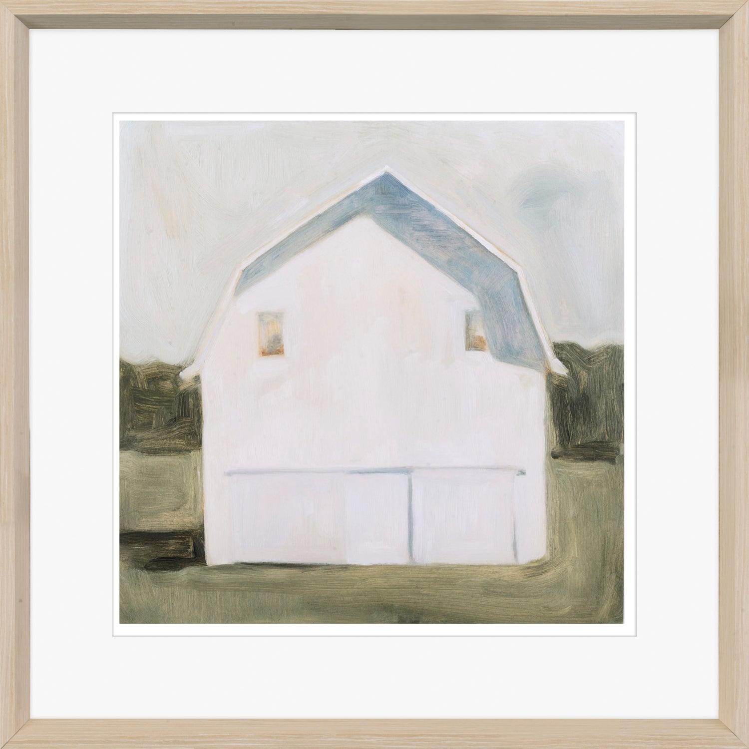 Serene Barn VI — architecture and travel fine art print in neutral tones at Laurie Yapp Home