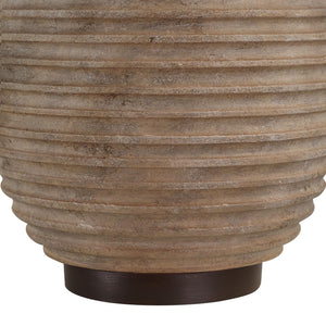 Cebada shown from the front to reveal the base and shade proportions.