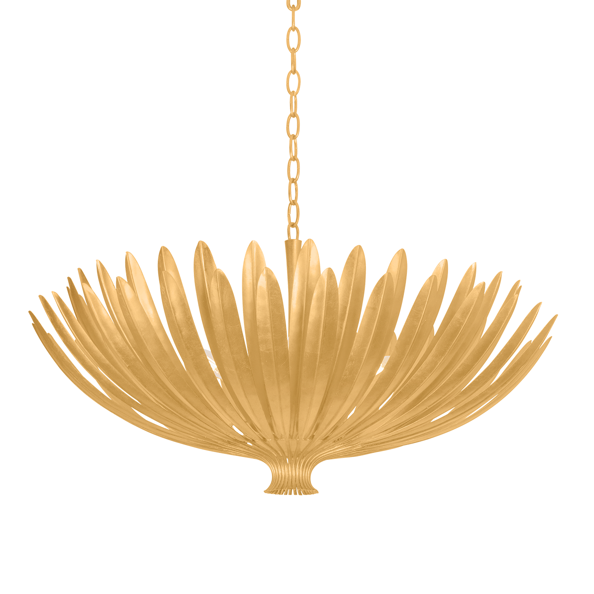 Whitfield Chandelier 35.5" shown from a second angle to highlight the frame, arms, and shade detail.