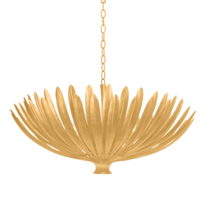 Whitfield Chandelier 35.5" shown from a second angle to highlight the frame, arms, and shade detail.