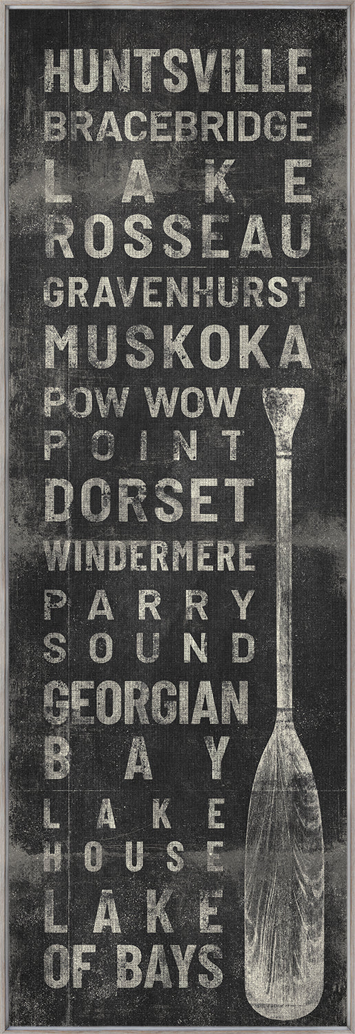 Muskoka – Locale Sign I wall art