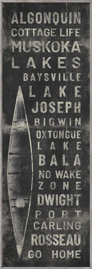 Muskoka – Locale Sign II wall art